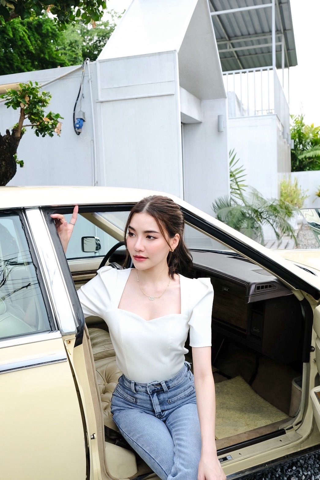 Noir Grace Top-White